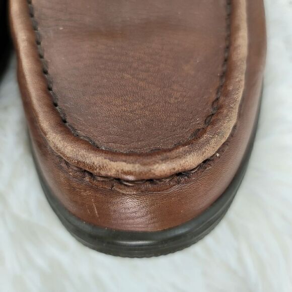 Streetcars chunky wide comfort loafers brown